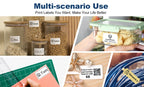Phomemo Label Printer M110 Label Maker Barcode Label Printer for Address, Barcode, Clothing, Photo,Logo,Jewelry,Retail,Business