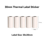 Thermal Mini Printer, Portable Inkless Sticker Maker,Bluetooth Free Cut Small Pocket Printer for Children DIY 57mm Photo Print