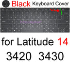 Keyboard Cover for Dell Latitude 14 7440 7450 7400 7404 7410 7414 7420 7424 7430 7480 7490 2 in 1 Silicone Protector Skin Case