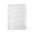 Plastic A4 Transparent Storage Box Portable Visible Document Paper Clear Moisture-proof File Storage Cases Office