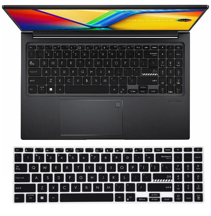 For Asus Vivobook 15 2023 F1504  X1504 X1504ZA X1504VA X1504Z X1504V 15.6 inch Silicone Laptop Keyboard Cover Skin