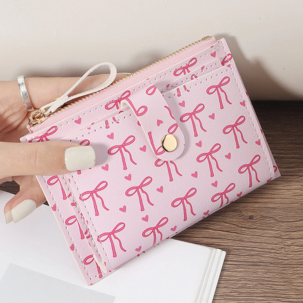 Ultra-Thin Zipper Card Wallet for Cash ID Credit Cards Coins, Lightweight Portable Pocket Money Holder
