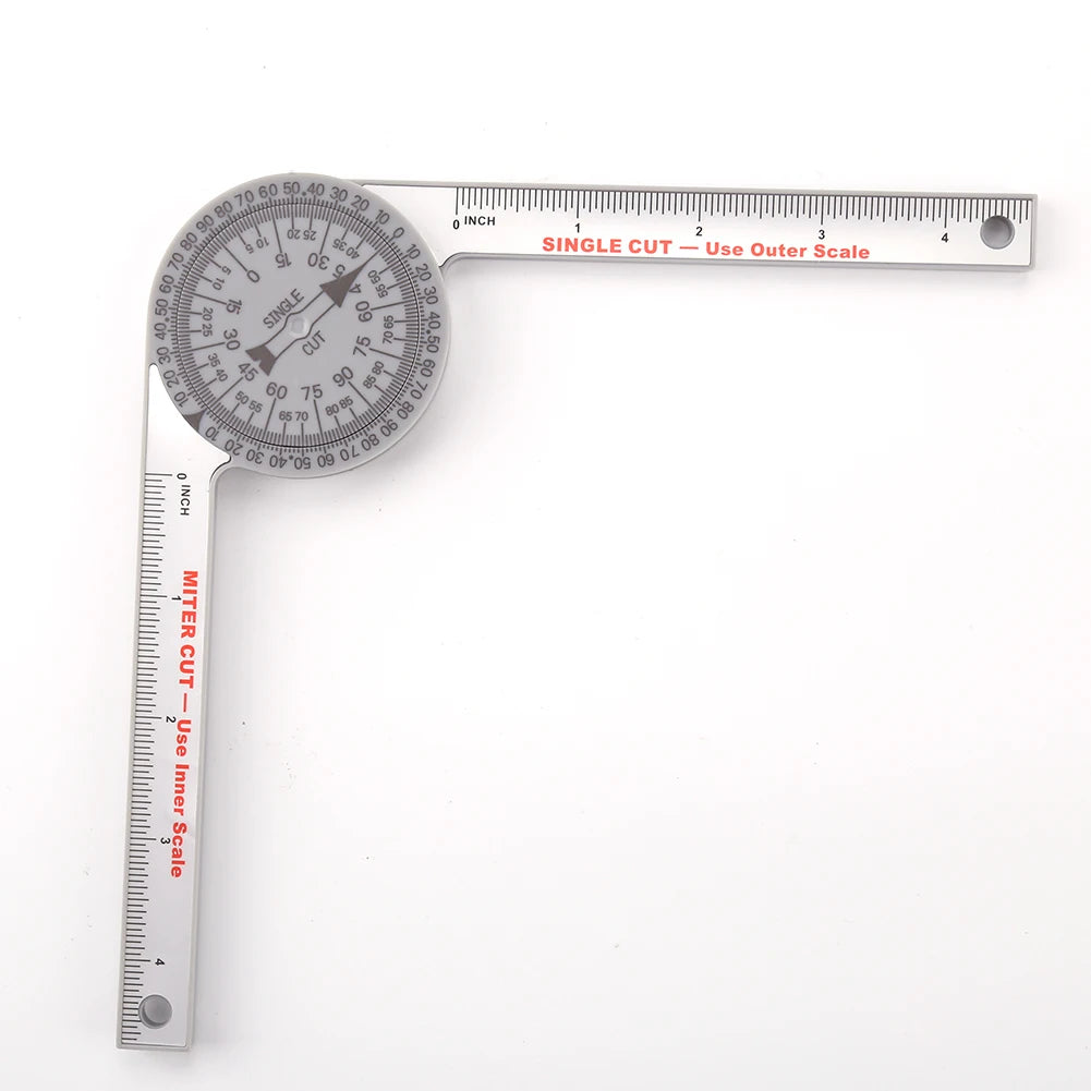 Professional Miter Saw Protractor Angle Finder Precision Miter Angle Finder Plumbers Woodworking Scale Mitre Saw Measuring Tool