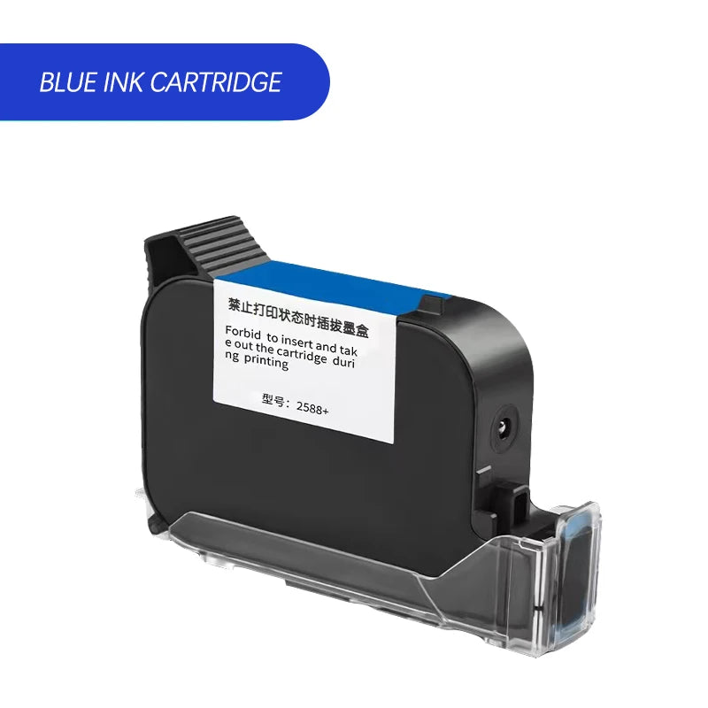 2588+ High adhesion solvent Quick drying cartridges for 12.7MM inkjet printers with unencrypted color cartridges