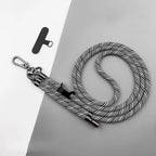 150CM Length Phone Lanyard Adjustable Detachable Neck Cord Outdoor Universal Crossbody Strap Card Clip for Mobile Phone Case
