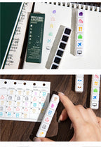 TIANZI 6 Pcs Cartoon Color Teacher Seals Commendation Award Seal Evaluation Stamp Stationery Scrapbook Supplies for Classroom
