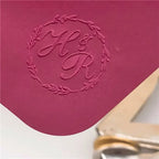 Customize Embossing Stamp Wedding Monogram Embosser Stamp,Personalized 2 initials Embosser Stamp,Wedding gift,hand held embosser