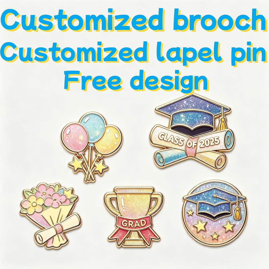 Custom Pins Custom Name Tags Metal Engraved Name Badge Personalized Logo Brooch Uniform Suit Clothing Decorative Accessory
