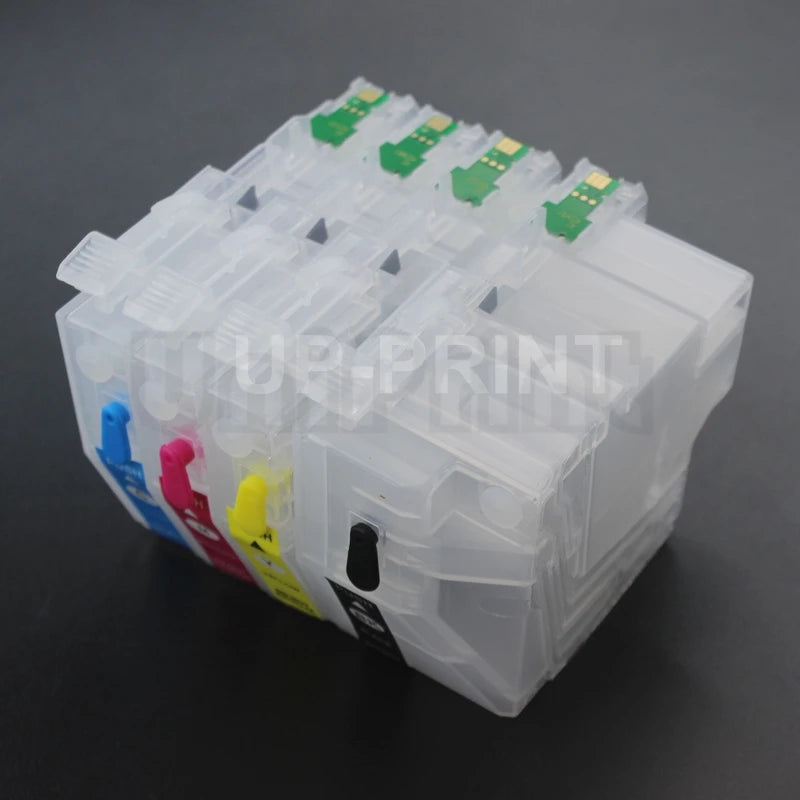 UP 1set 402XL LC402 LC402XL empty refillable Ink cartridges Compatible For Brother MFC-J5340DW J6740DW  J6540DW J6940DW