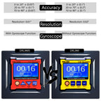 DXL360/DXL360S Dual Axis Digital Angle Protractor with 5 Side Magnetic Base High-precision Dual-axis Digital Display Level Gauge