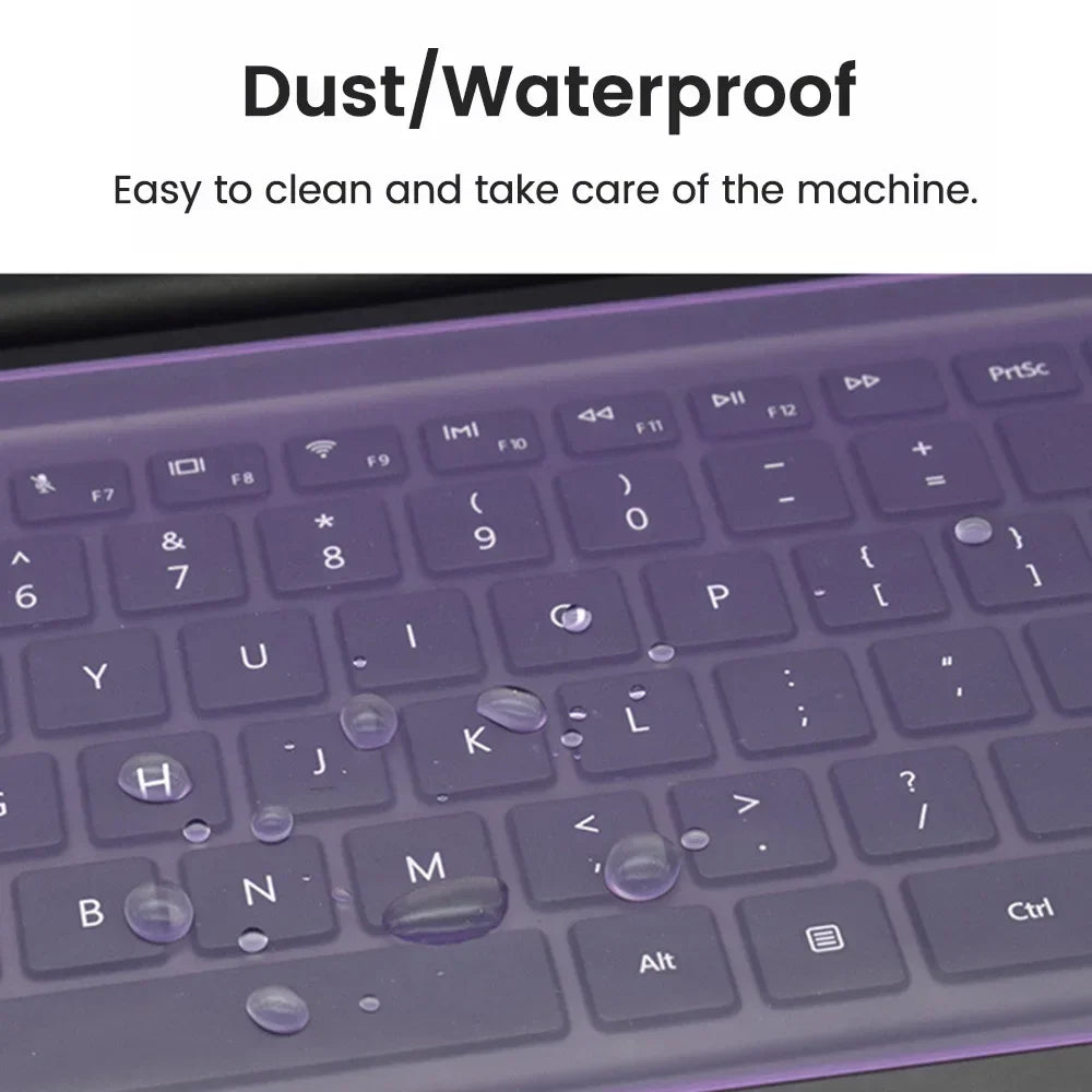 Universal Laptop Keyboard Cover Protector 12-17 inch Waterproof Dustproof Silicone Notebook Computer Keyboard Protective Film