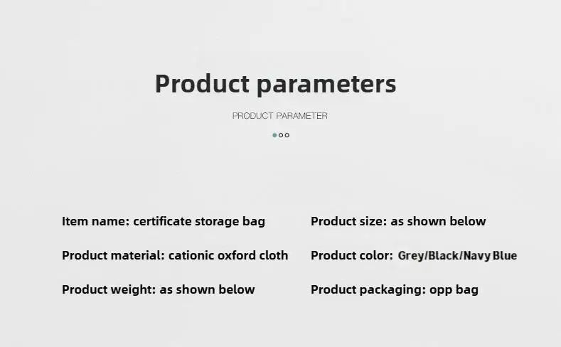 Lockable Document Storage Bag Multi Compartment Passport Card Certificate Organizer Travel Household Important File Box