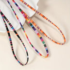 3pcs Glasses Sunglasses Cotton Neck Strap Fixing Strap Glasses Hanging Neck Strap High End Ethnic Rope Glasses Chain