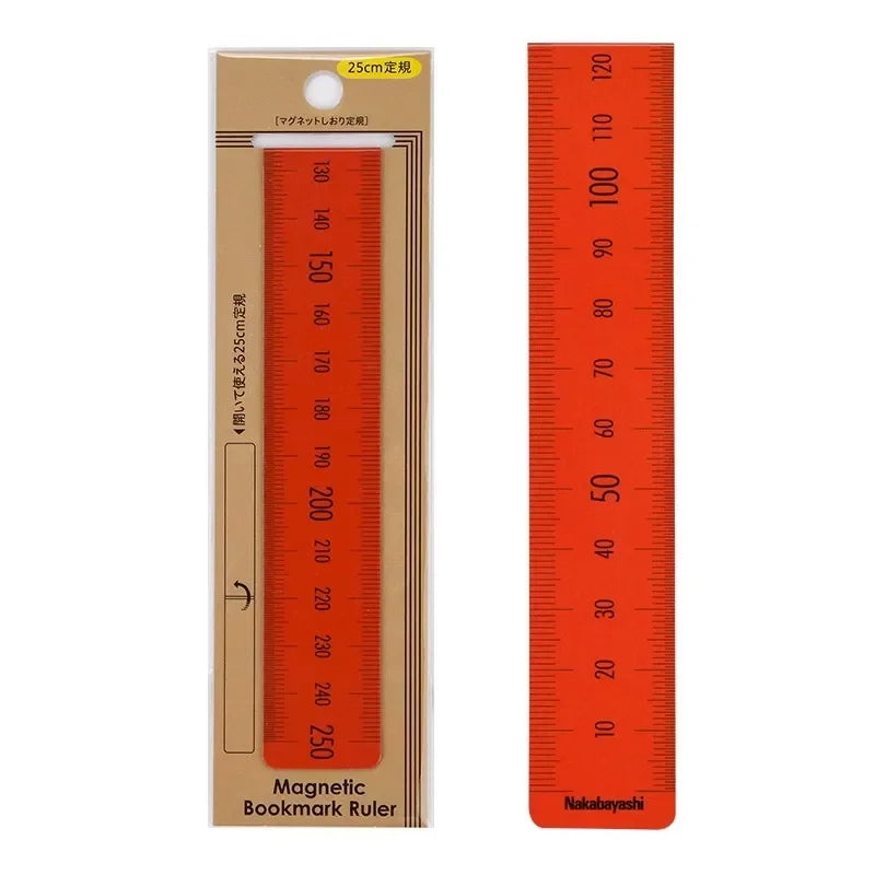 150/250mm Bookmark Rulers Flexible Folding Soft Magnetic Ruler Protable Foldable Pvc Magnetic Rulers Art Tools School Supplies