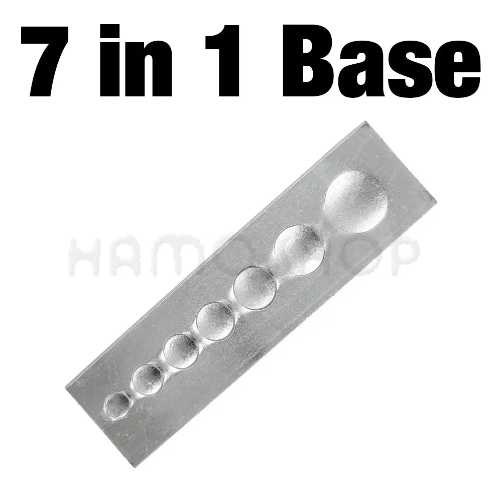 Double Caps Rivet Tool Round Rivets Metal Punch Tool Spike Stud Installation Tool For Leathercraft Shoe Bag Belt Garment DIY