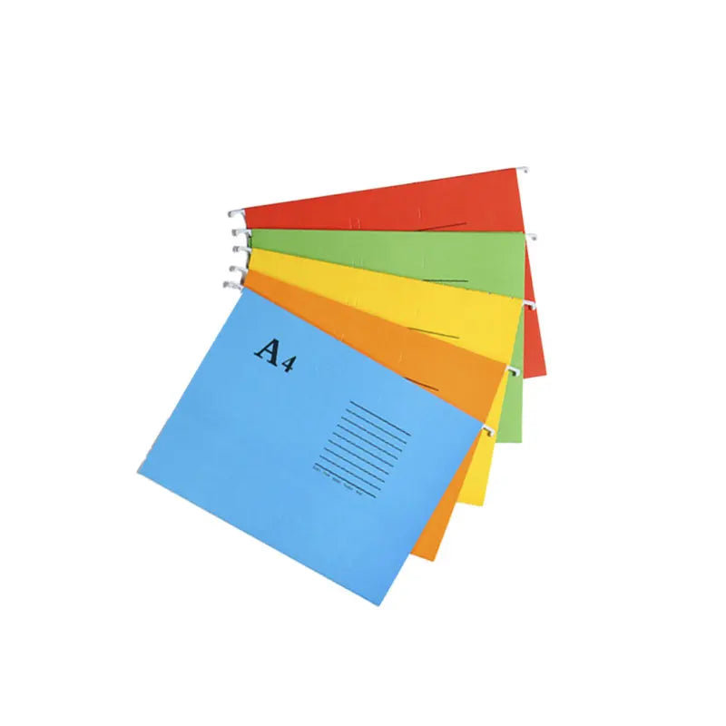 5Pcs A4 Sized Suspension File Folder Hanging File Holder Paper Wear-resistant Frame Documents Organizer Desktop Office folder