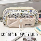 Snoopy Pencil Case Cartoon Large Capacity Pen Bag Stationery Bag Student Supplies Stationery Storage Bag Kawaii New Term Gifts