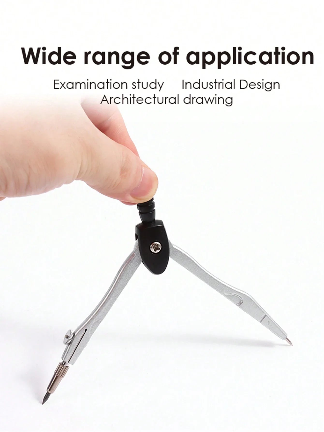 Precision Compasses with Replaceable Tips  Student Drawing and Mapping Tool Set  Suitable for Both Examination and Office Use