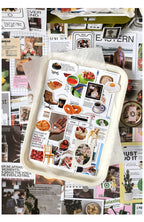 200 pcs Korean Decoration Material Paper pack Collage Junk Journal Material DIY Scrapbook Diary Album Lable Stationery
