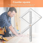 Angle Measurment Protractor Premium Corner Angle Finder with Scales Universal Bevel Protractor Angle Combination Ruler