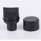Reusable Tire Wax Applicator Sponge with Lid Curved Car Cleaning Pad for Tire Dressing Detailing Kit Car Waxing Tools