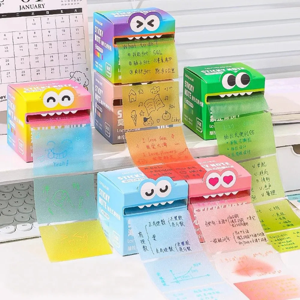 105 Sheets Cartoon Memo Pad Paper Sticky Notes Planner Sticker Paste Kawaii Papeleria Office School Supplies Korean Stationery