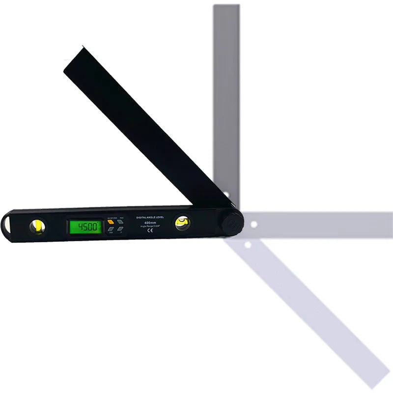 0~225° 400mm Digital Protractor Spirit Level Angle Finder Gauge Meter Digital Angle Finder Electronic Protractor 400mm