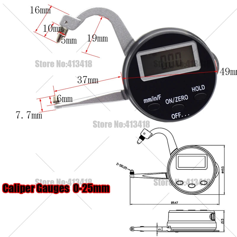 0-6inch 0-8inch External digital caliper 0-150mm. Outside caliper. Caliper gauge sheet Thickness Gauge Power 0.5-8.5Inch