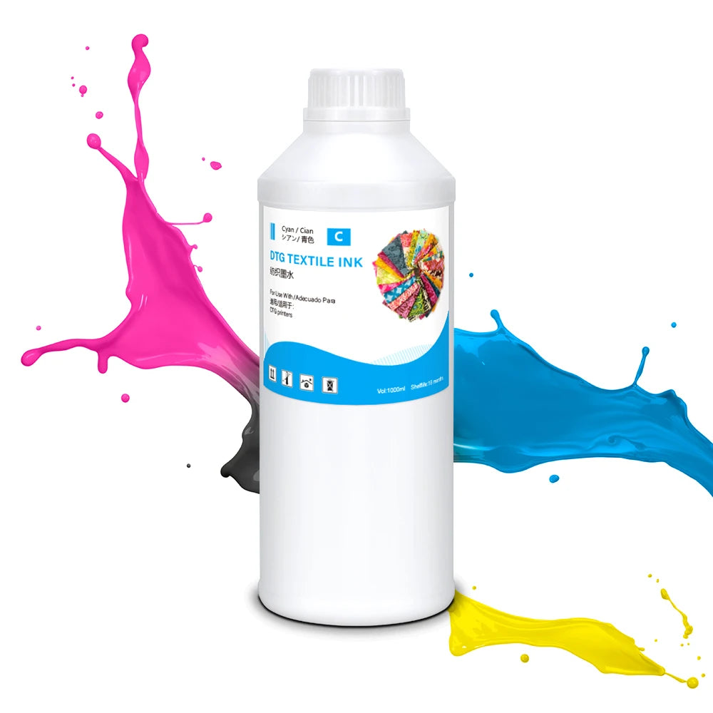 Winnerjet 1000ml GTX DTG Ink Textile Ink for Brother GTX GTX-422 PRO GTX-423 PRO GTX PRO GTX Bulk GTX PRO B Printer
