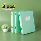 3pcs Large Capacity Plastic File Boxes for Office Use - Document, Personnel Records, Financial Accounting, and Invoice Storage