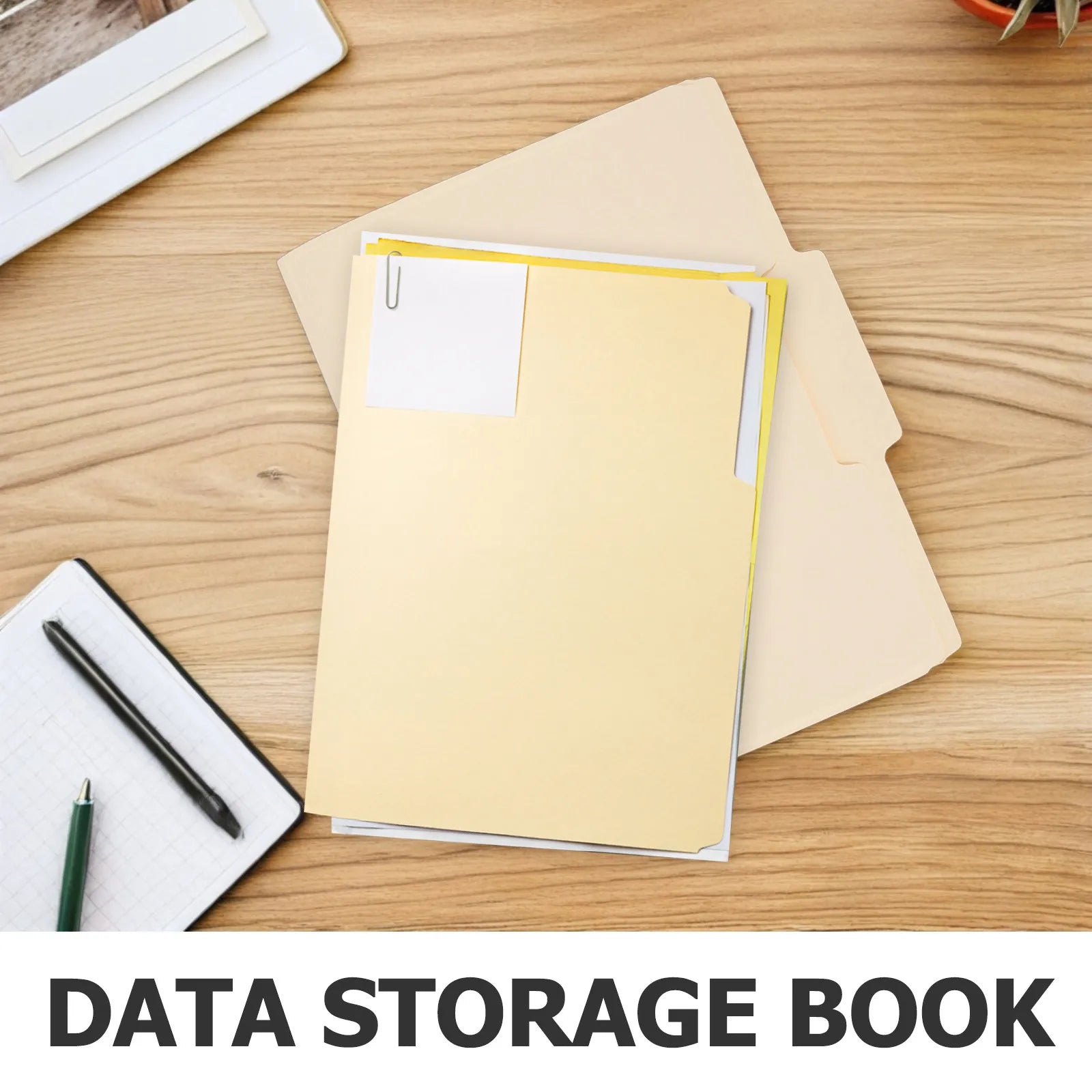 5Pcs Manila File Folders Beige Pressboard Letter Size Document Folder for Office Document Storage School Supplies Home Filing