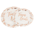 1Bag Team Bride Disposable Tableware Paper Plates Cup Wedding Bridal Shower Hen Night Bachelorette Engagement Party Decoration