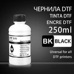 250ML DTF Ink Kit For T-shirt Transfer Printing For Epson L800 L1800 XP-15000 XP600 TX800 P600 P608 P800 DX5 DX7 i3200 4720