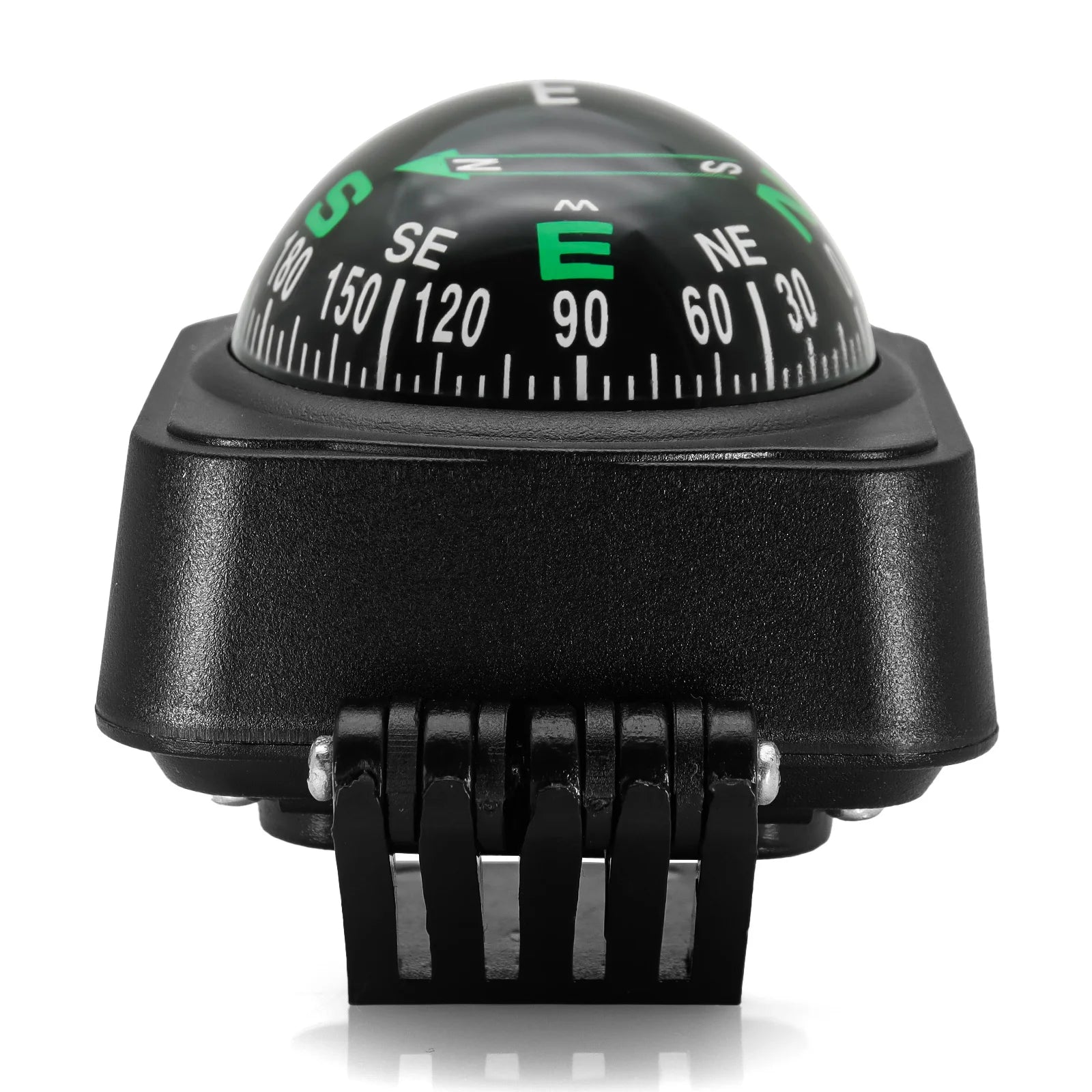 Portable Outdoor Hiking Car Compass Navigation Dashboard Ball Shaped Compass for Boat Vehicle Cycling Direction Pointing Guide