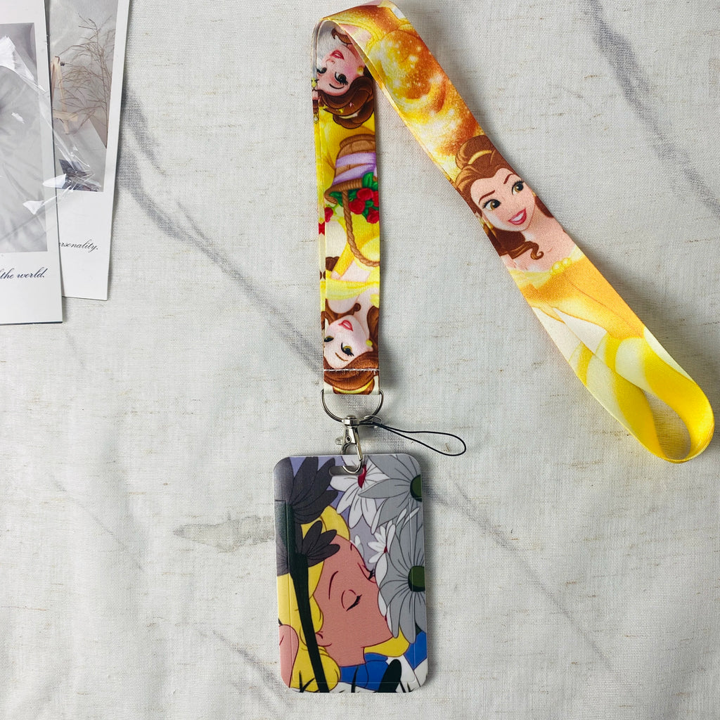 Anime Strap Lanyard for Keys Keychain Badge Holder ID Credit Card Pass Hang Rope Lariat Mobile Phone Charm Accessories