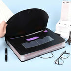 Expanding File Folder 13/25 Pockets Accordion File Organizer/Portable Expandable Plastic Filing Box, Accordion Bill/Paper