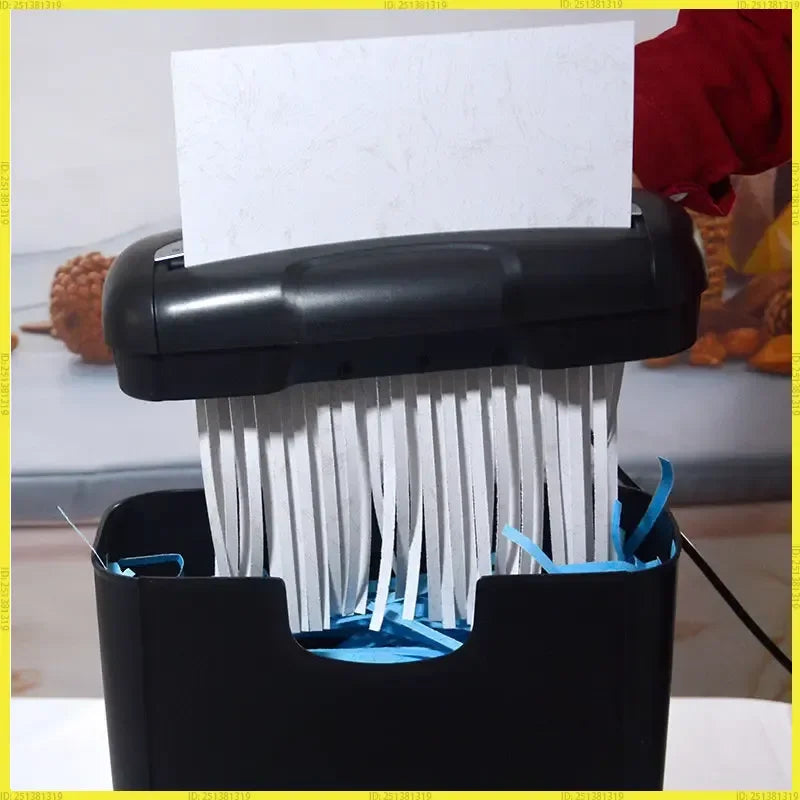 Small Size  Mini A4 Shredder Grinder For Office Household Paper Cutter Gear Electric Automatic Bill Shredder Office Electronics