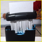 Small Size  Mini A4 Shredder Grinder For Office Household Paper Cutter Gear Electric Automatic Bill Shredder Office Electronics