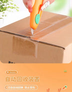 M&G 1pcs Portable Mini Paper Cutter Quality Artwork Knife Automatic Rebound Box Opener Pocket Cutter For Office School Supplies
