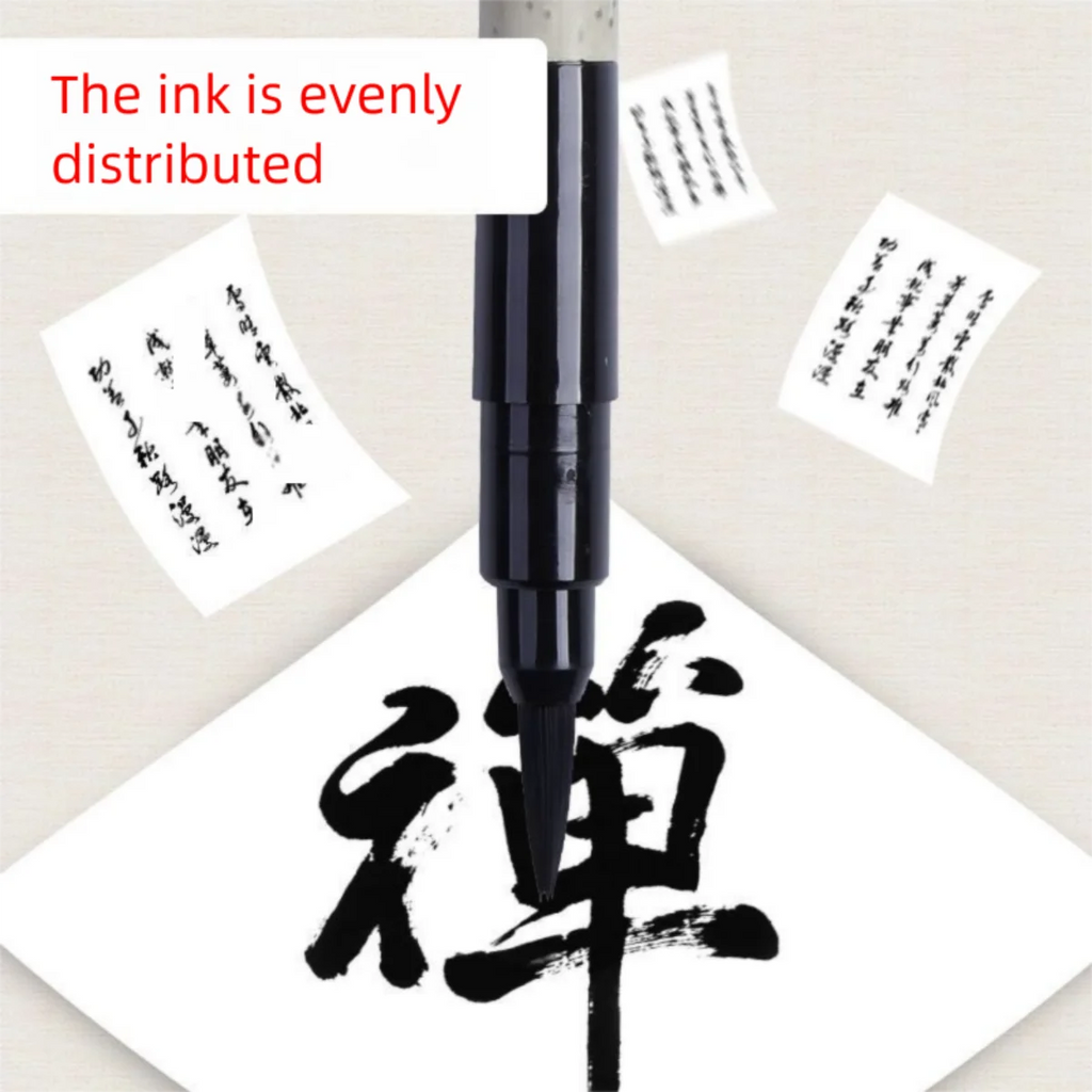 Weasel Hair Small Chinese Calligraphy Brush Soft Tip Stylus for Student Writing Drawing Art Craft