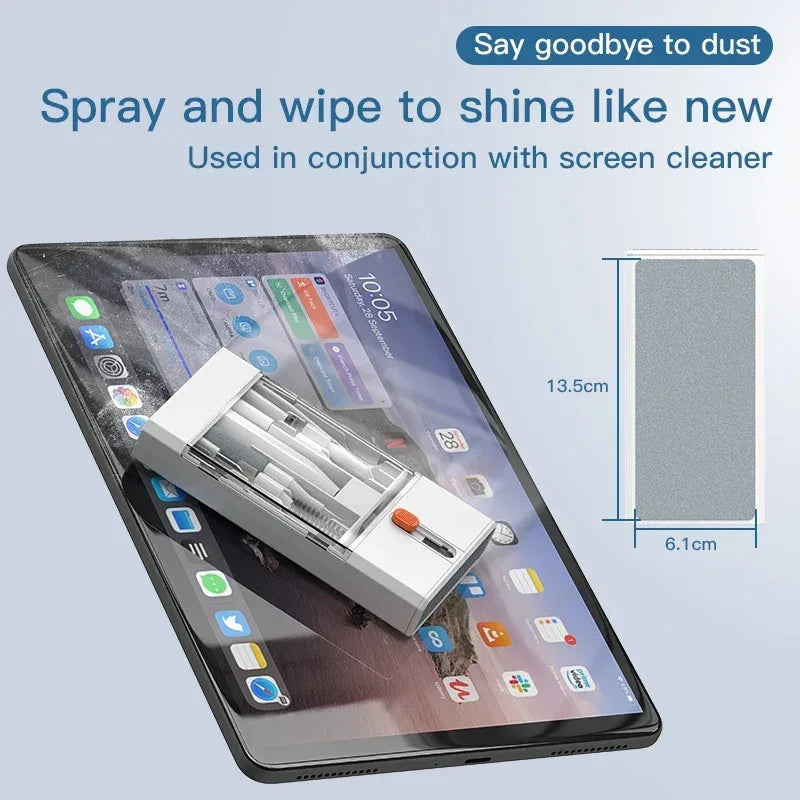Multi-Function Cleaning Kit  for iPhone AirPods iPad Digital  Camera  PC Keyboard Phone Screen Headphones Cleaning Tools