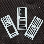 Dot Grid Flexible Record Template Checklists Boxes Lines Stencils Handmade Template Ruler Educational Drafting Tool