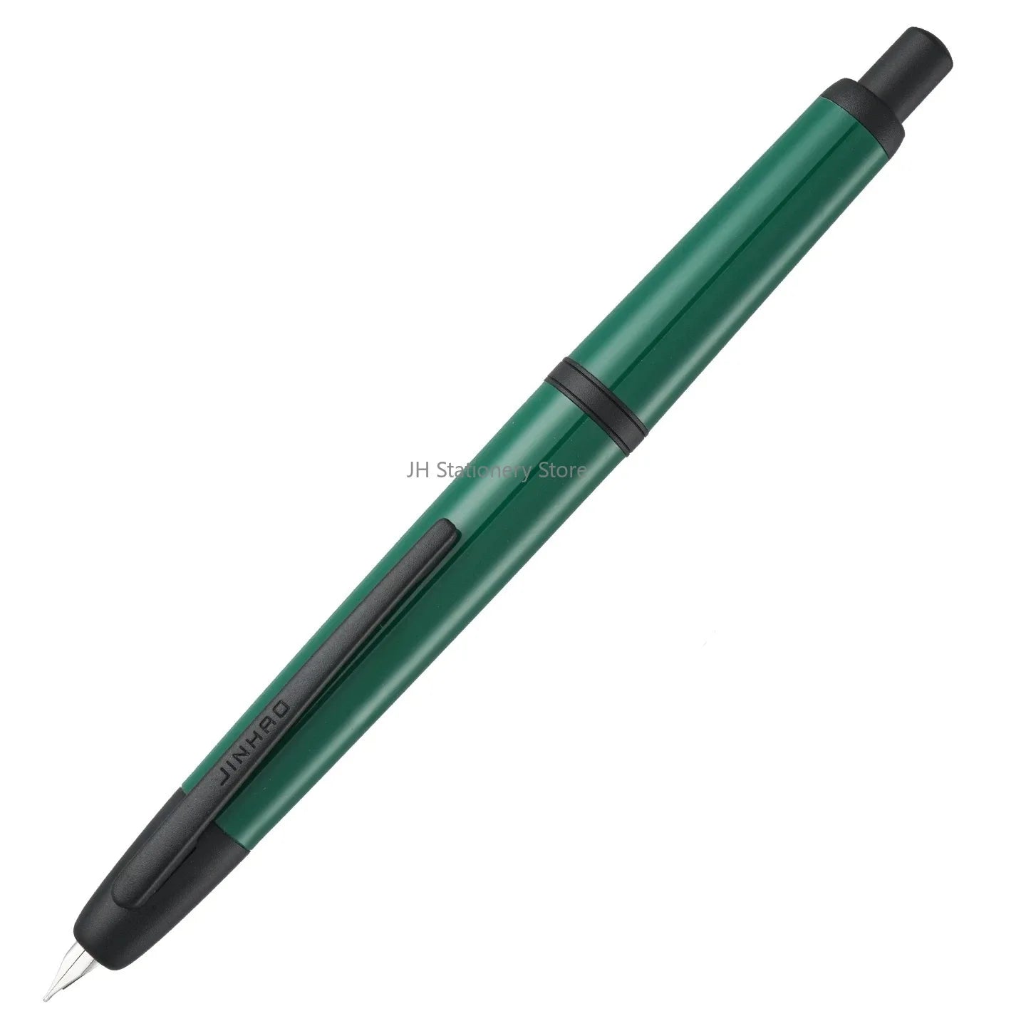 JINHAO 20 Press Fountain Pen Retractable EF/F Nib Plastic With Clip School Supplies PK 10 A1 Stationery Writing Ink Converter