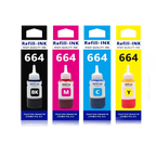 For Epson 664 Refill Ink Kit 70ML For Epson L110 L100 L110 L300 L235 L355 l350 550 L555 132 L120 L200 210 Printer Dye Refill Ink