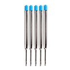 Metal Ballpoint Pen Press Tyle Business Fountain Pen with Blue/Black Ink Refill Students Gift Neutral Pen School Office Supplies