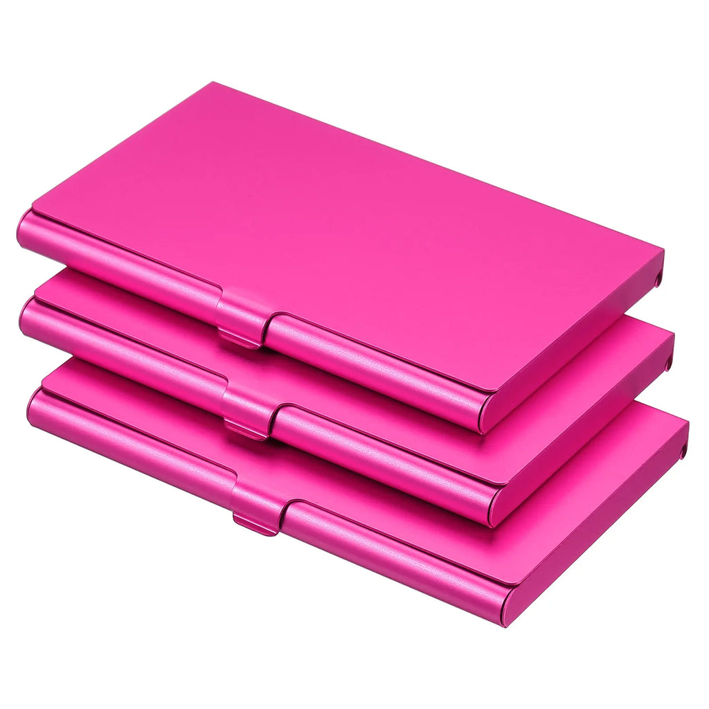 1/2/3Pcs Business Card Holder Metal Box Cover Credit Card Holder Aluminum Alloy Flip Cover Slim Name Cards Case for Women Men
