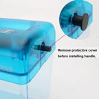 ABS Hand Shredder Hand Crank Transparent Manual Shredder Mini Eco-Friendly Documents Paper Cutting Tool Birthday Gift