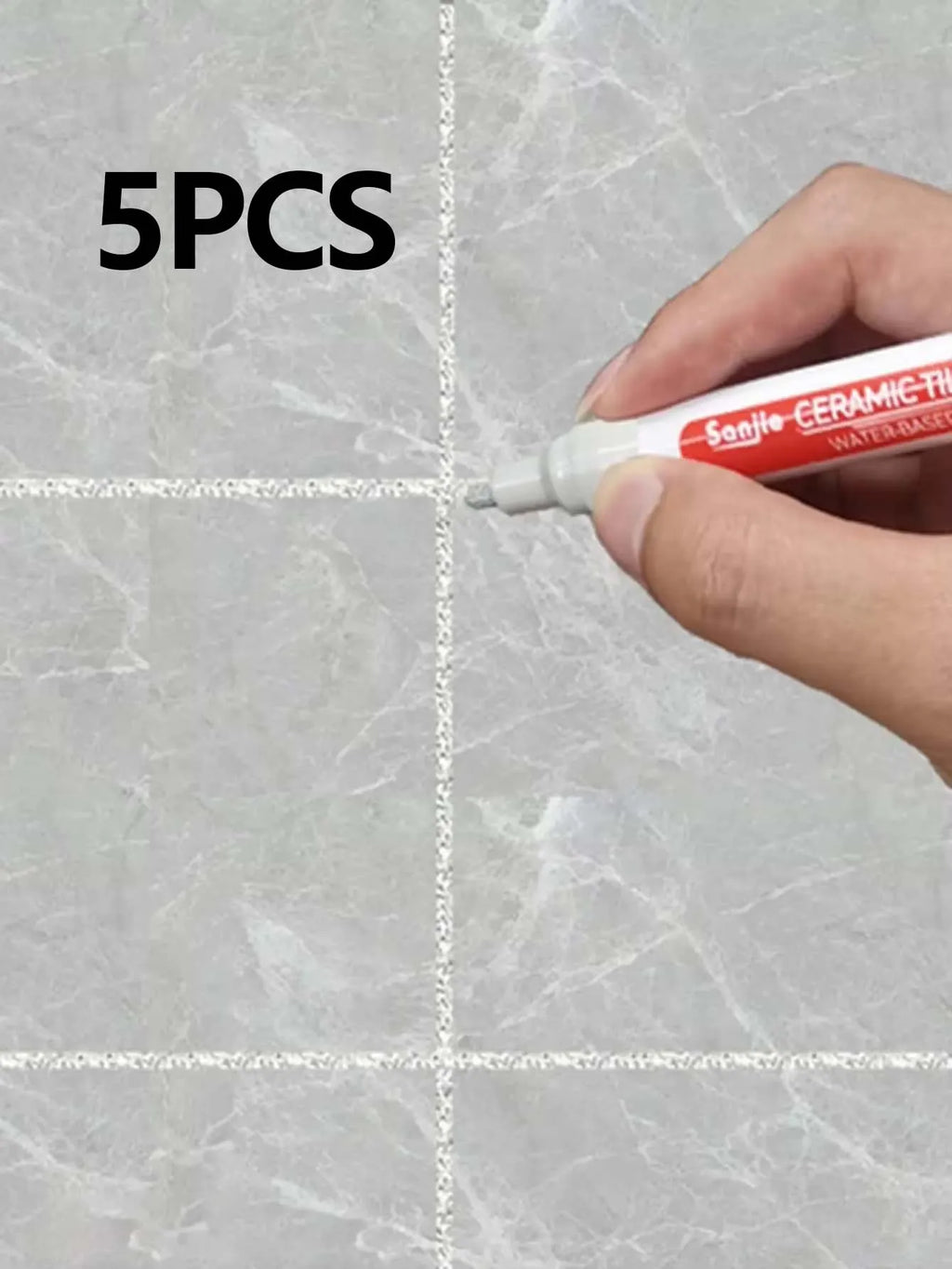 1/5/10PC  Waterproof Marker Pen Wall Seam Repair Tiles Grout Markers Pens Floor Bathroom Decontamination Paint Brush Tools