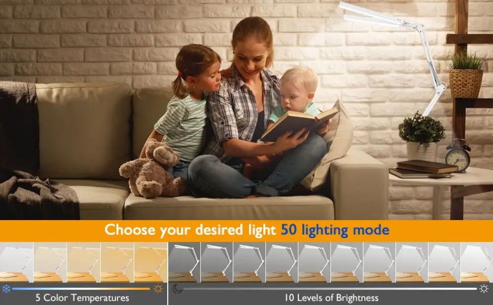 LED Desk Lamps Stepless Dimmable Led Computer Monitor Light USB Table Lamp for Office Study Reading Lighting Fixture