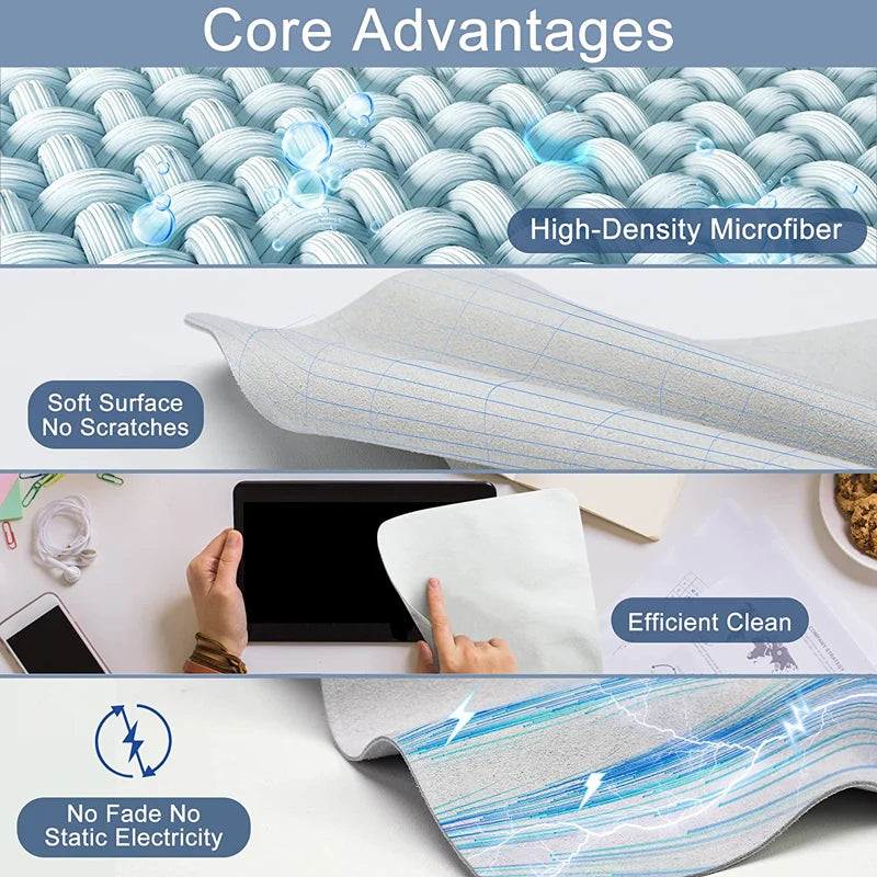 Polishing Cloth For Apple iPhone iPad Air Macbook Screen Display Camera Polish Cleaning Wipe Cloth